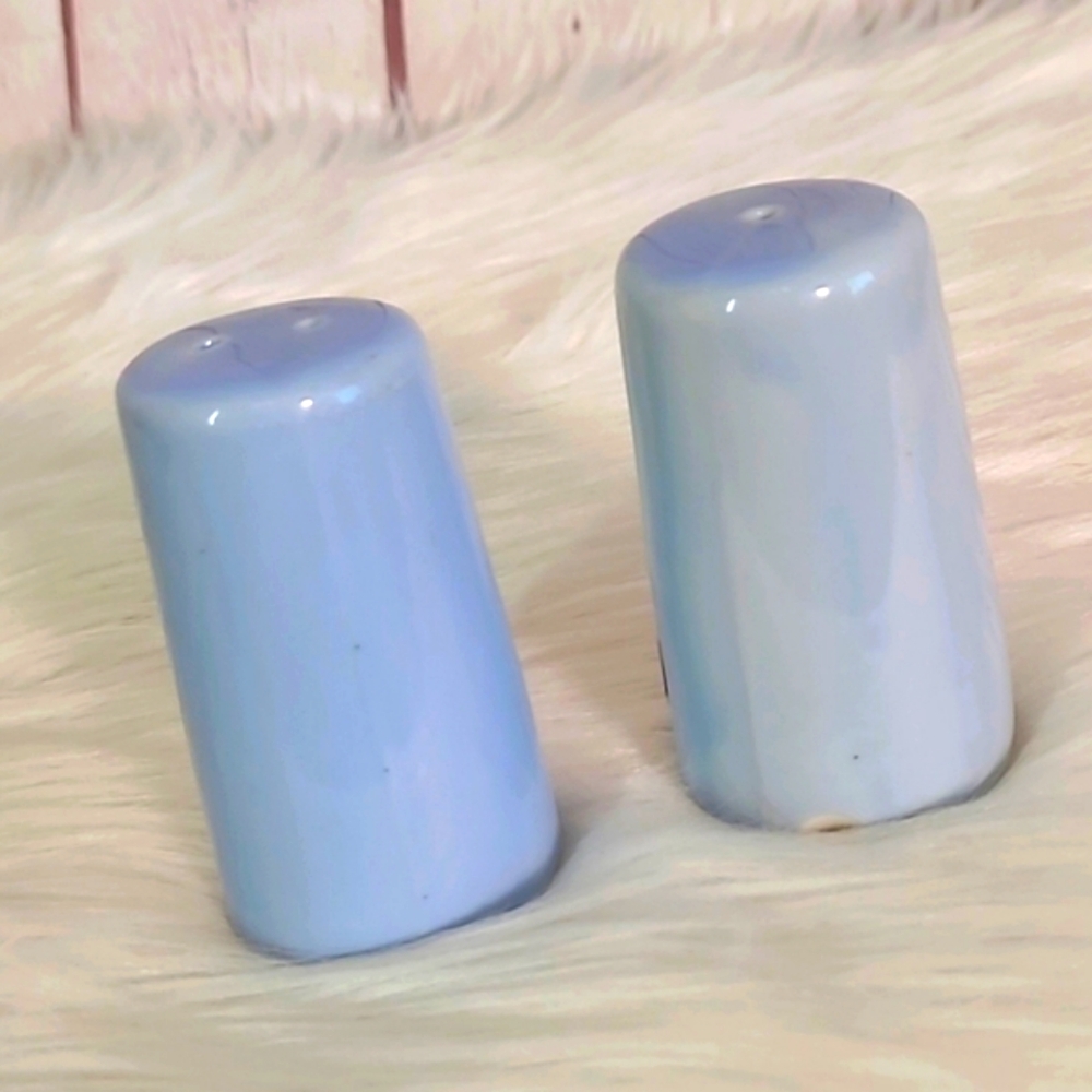 Vintage Nanco Maine Blue Lobster Salt & Pepper Shakers Porcelain Pinetree State - Picture 8 of 16